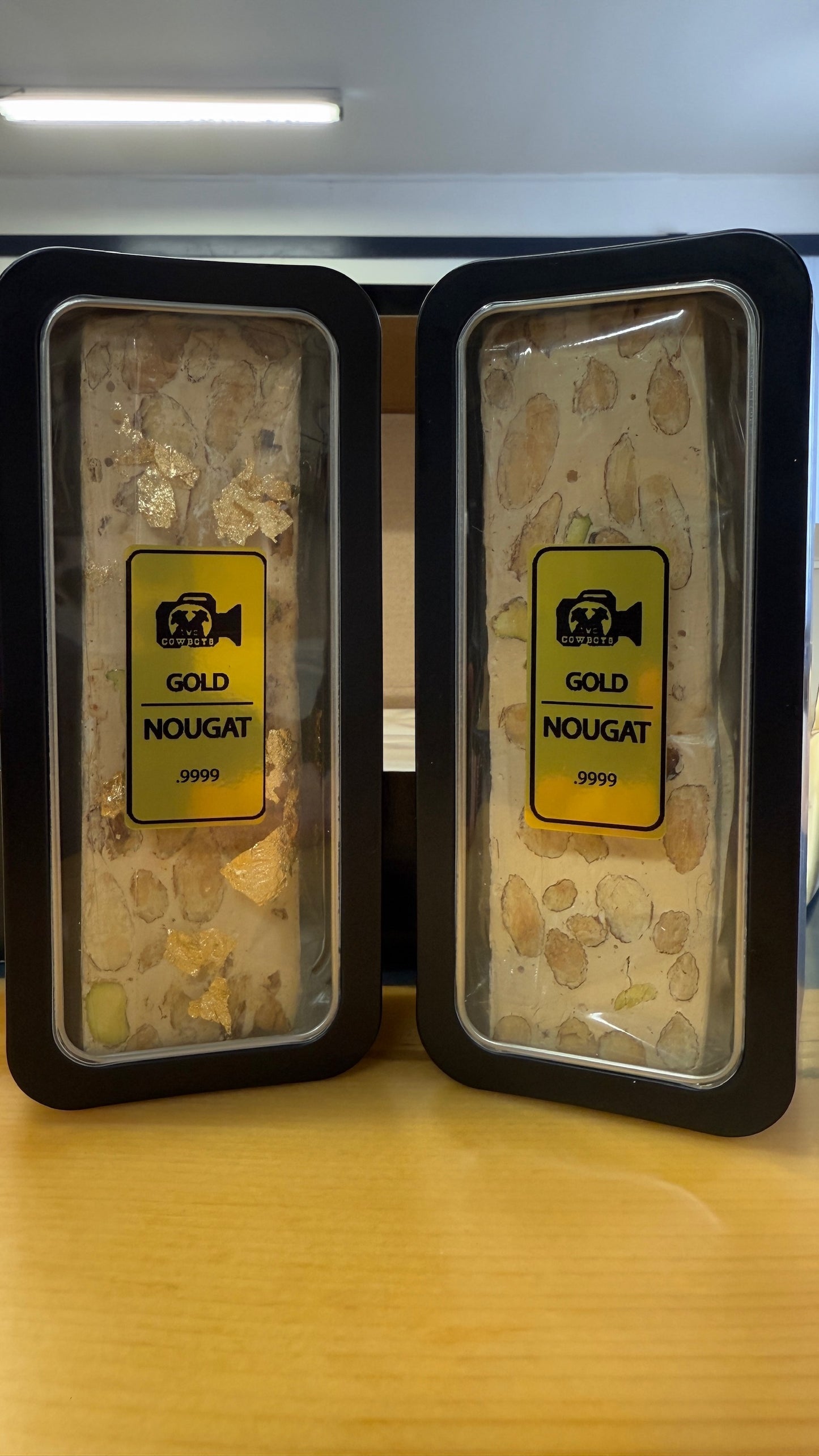 Premium Gold Nougat Block - Almond and Pistachio - 150g